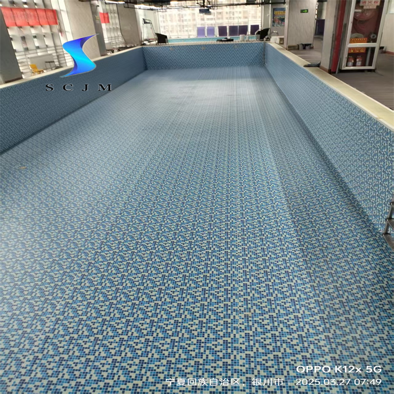 寧夏室內膠膜鋪裝完成